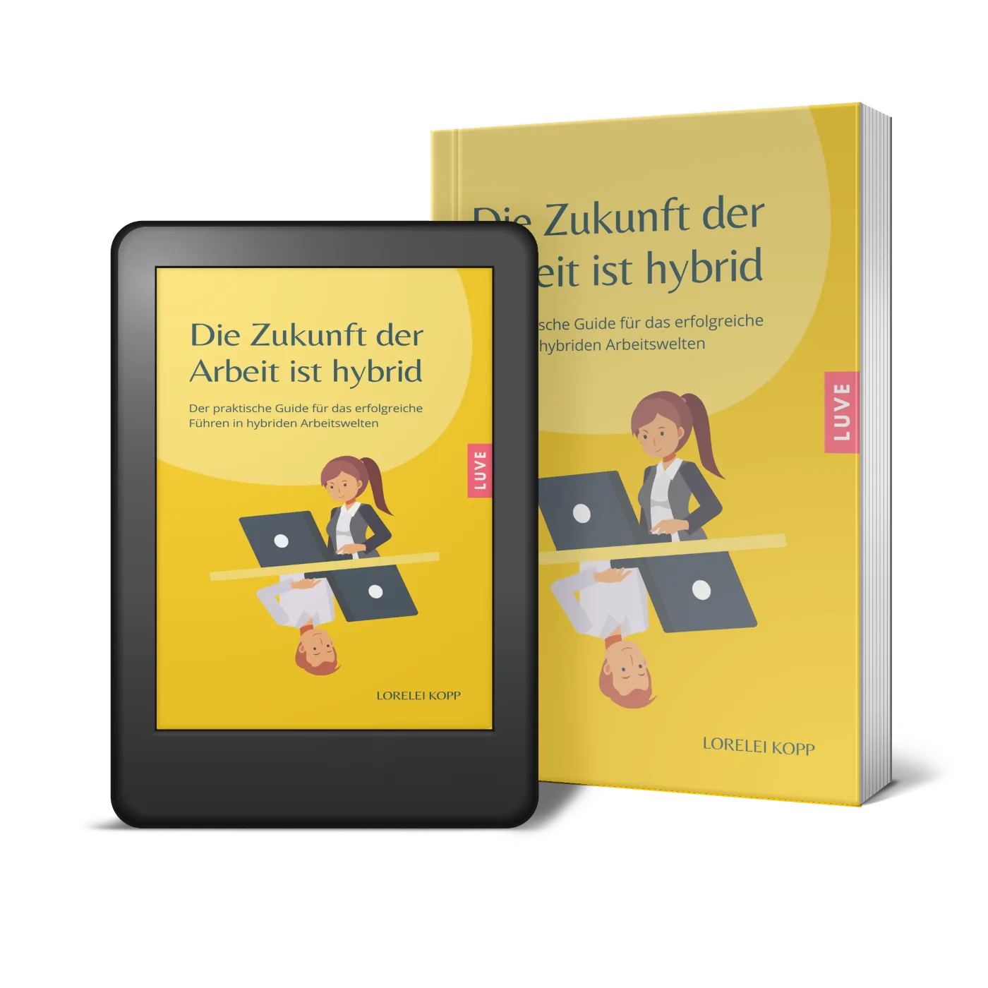 Buchcover: Die Zukunft der Arbeit ist hybrid
